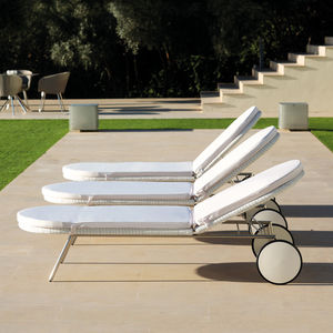 lettino prendisole moderno / per uso contract / per hotel
