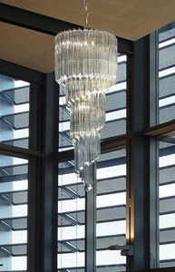 lampada a sospensione / classica / in cristallo / da interno