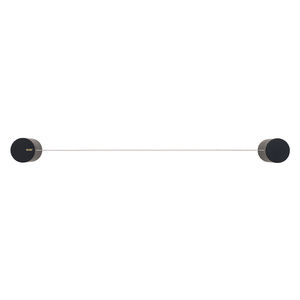 portasalviette a barre / da parete / in ottone cromato / in acciaio inox