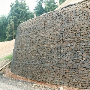gabbione per sicurezza / per trasporti ferroviari / per le rive dei fiumi / in acciaio