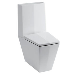 WC da appoggio / monoblocco / in ceramica