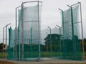 gabbia di protezione per lancio del martello