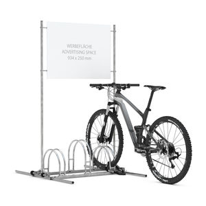rastrelliera per biciclette a pavimento