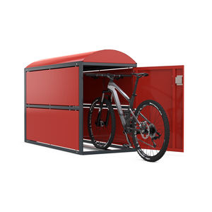 pensilina per biciclette in acciaio