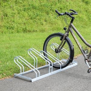 rastrelliera per biciclette a pavimento 1