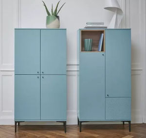 credenza con alzata contemporanea