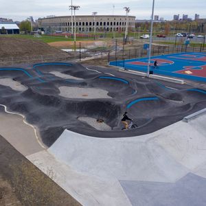 pump track per skatepark