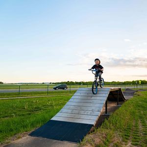 mezza piramide per skatepark