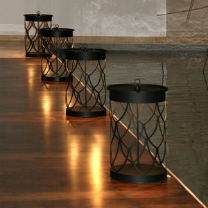 lampada da pavimento / classica / in metallo / da interno