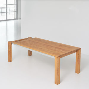 tavolo moderno / in legno massiccio / in faggio / rettangolare