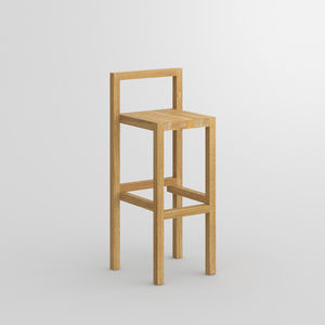 sgabello da bar design scandinavo / in quercia / in faggio / in frassino