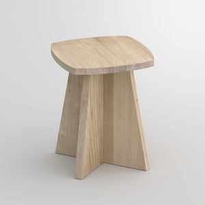 sgabello design / in quercia / in legno massiccio / in faggio