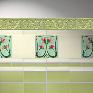 fregio in maiolica