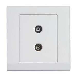 presa TV / radio / da parete / moderna
