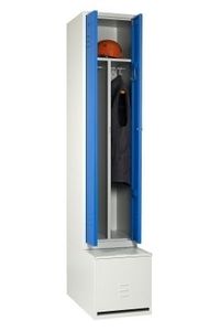 armadietto spogliatoio in metallo / standard / con sistema di sicurezza