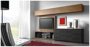 parete attrezzata TV contemporaneo