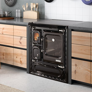 blocco cottura a legna / in acciaio inox