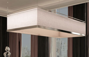 lampadario moderno / in tessuto / LED / fatto a mano
