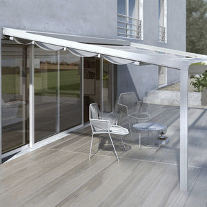 pergola addossata