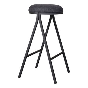 sgabello da bar moderno / in tessuto / in acciaio con rivestimento a polvere / per ufficio