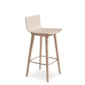 sedia alta moderna / con poggiapiedi / piedi standard / ergonomica