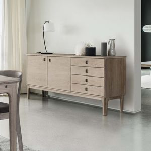 credenza moderna / in quercia / in noce