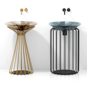 supporto per lavabo in metallo