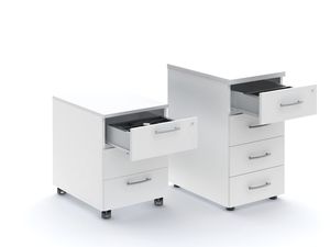 cassettiera per ufficio in melaminico