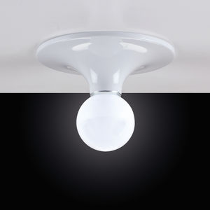 plafoniera moderna / tonda / in alluminio / LED