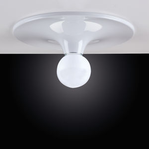 plafoniera moderna / tonda / in alluminio / LED