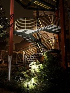 faretto sporgente / da esterno / LED / tondo