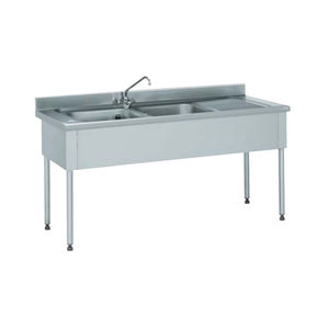 mobile lavello in acciaio inox