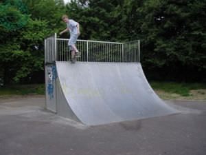 quarter pipe per skatepark