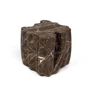 tavolo d'appoggio design originale / in marmo / in poliuretano / in fibra di vetro
