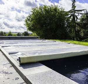 protezione per piscina a barre