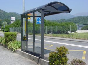 pensilina per fermata d'autobus