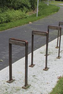 poggia-biciclette a pavimento 1