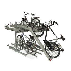 rastrelliera per biciclette a pavimento