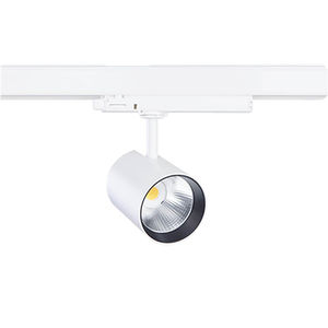 faretti a binario LED / tonda / in ghisa di alluminio / contract