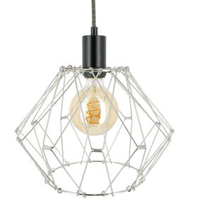 lampada a sospensione / classica / in metallo / da interno