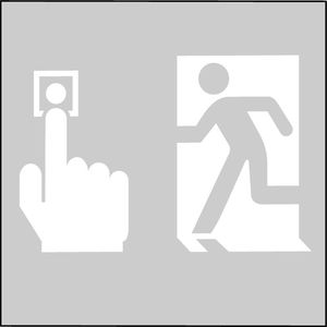 cartello segnaletico per porta