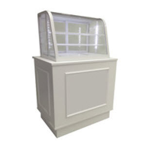 vetrina refrigerata con scaffali