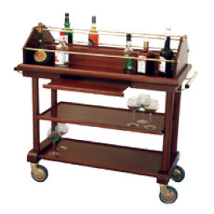 carrello di servizio / contract / in legno