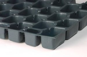 membrana drenante in polietilene ad alta densità HDPE