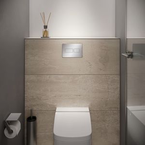 placca di scarico doppia