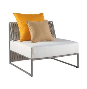 chauffeuse moderna / in Sunbrella® / in alluminio / in poliestere