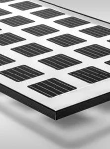 pannello fotovoltaico monocristallino / trasparente / black