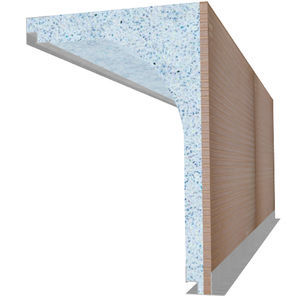 cassonetto con architrave integrato in polistirene