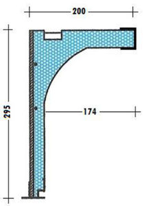 cassonetto con architrave integrato in polistirene