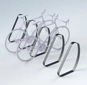 rastrelliera per biciclette a pavimento